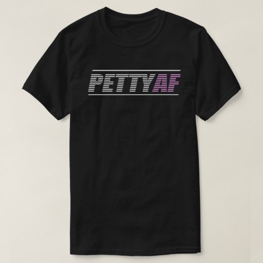 Mannen PettyAF Basic T-shirt (Design voorkant)