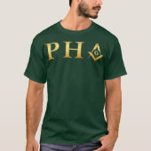 Mannen PHA Vrijmetselaar Prince Hall Mason Masonic T-shirt (Voorkant)
