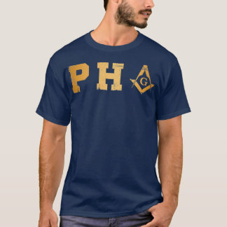 Mannen PHA Vrijmetselaar Prince Hall Mason Masonic T-shirt