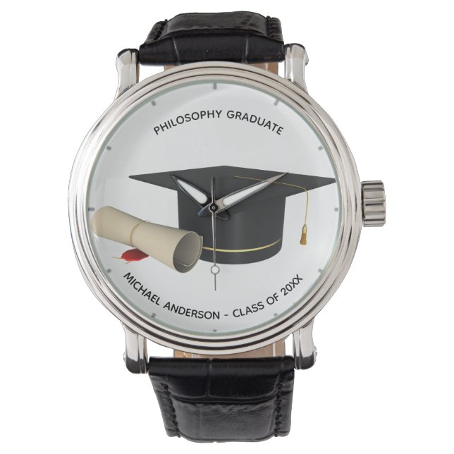 Mannen PHOTO Watch AFSTUDEREN - Kies een stijl Horloge (Voorkant)