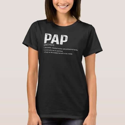 Mannen PHP-definitie als een standaard opa alleen T-shirt (Voorkant)