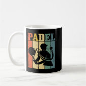 Mannen PHP Racket Ball Retro-ontwerp voor PHP Tenn Koffiemok (Links)