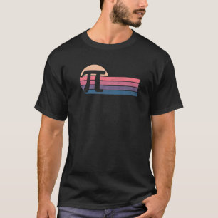 Mannen PI Day Unieke Retro  Graphic Wiskunde T-shirt