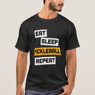 Mannen Pickle Ball Paddleball Player Gift Funny Pi T-shirt