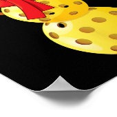 Mannen Pickleball Christmas Shirt Funny Pickleball Poster (Hoek)