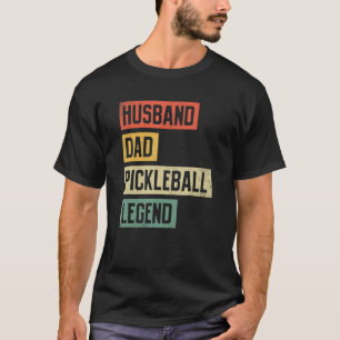 Mannen  Pickleball Funny Husband Pap Legend R T-shirt