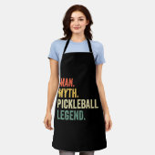 Mannen Pickleball Funny Man Myth Legend Vaderdag Schort (Gedragen)