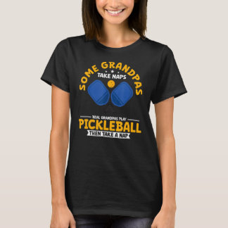 Mannen Pickleball Grandpa Player Real Grandpas Pla T-shirt