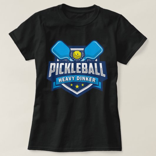 Mannen Pickleball Heavy Dinker Funny Pickleball Ap T-shirt (Design voorkant)
