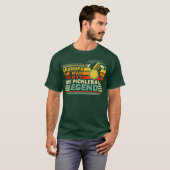 Mannen  pickleball opa Man de mythe T-shirt (Voorkant volledig)