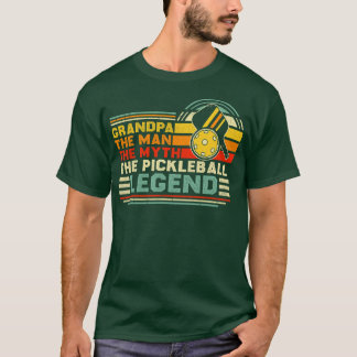 Mannen  pickleball opa Man de mythe T-shirt