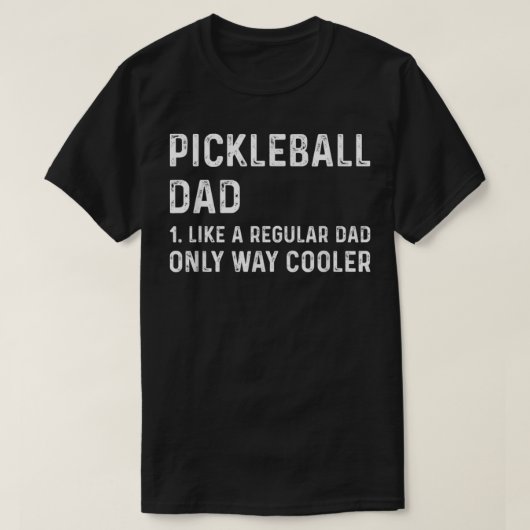 Mannen Pickleball pa als een gewone pa... maar zo  T-shirt (Design voorkant)