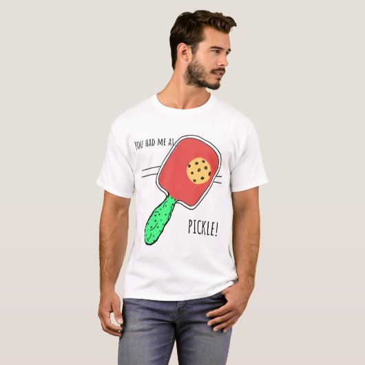 Mannen Pickleball shirt (Voorkant volledig)
