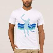 Mannen Pickleball T-Shirt van Pickle Peace (Voorkant)