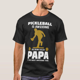Mannen Pickleball voor een trotse grootvader genaa T-shirt