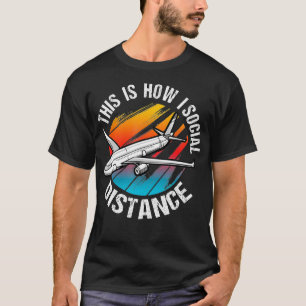Mannen piloot: Zo ben ik de verre luchtvaart T-shirt
