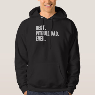 Mannen Pitbull Papa Funny Pet Pitbull Kleding Prin Hoodie