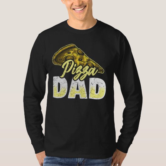 Mannen Pizza Ik hou van Pizza Papa 7 T-shirt (Voorkant)