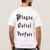 Mannen Plague genaamd Warfare T-Shirt (Achterkant)