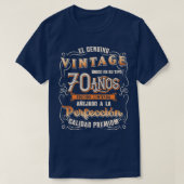 Mannen Playera Cumpleanos 70 70th Birthday gift vo T-shirt (Design voorkant)