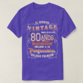 Mannen Playera Cumpleanos 80 80th Birthday gift vo T-shirt (Design voorkant)