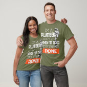 Mannen Plumber Cool Funny Plumber Tools Gift T-shirt (Unisex)