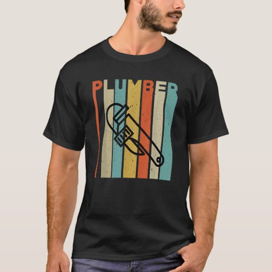 Mannen Plumber Pipe - kabelpijpjes T-shirt (Voorkant)