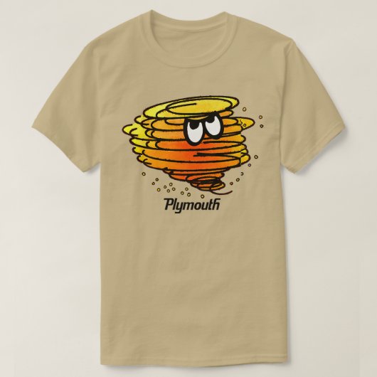 Mannen Plymouth Duster T-shirt (Design voorkant)