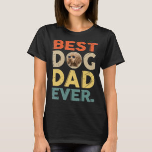 Mannen poedel beste hond vader ooit vaders dag cad t-shirt