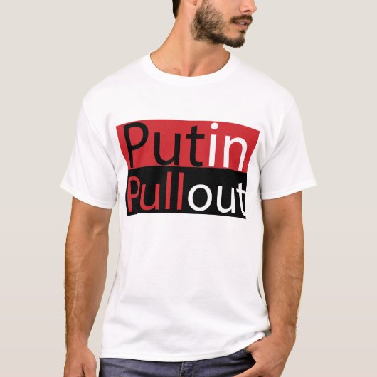 Mannen Poetin Pullout T-Shirt (Voorkant)