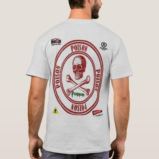 mannen poison t-shirt (Achterkant)
