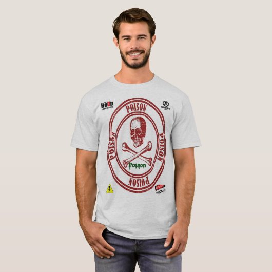 mannen poison t-shirt (Voorkant volledig)