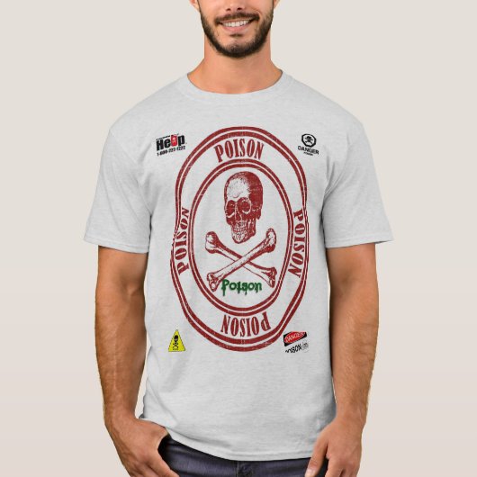 mannen poison t-shirt (Voorkant)
