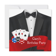 Mannen Poker Verjaardagsfeestje