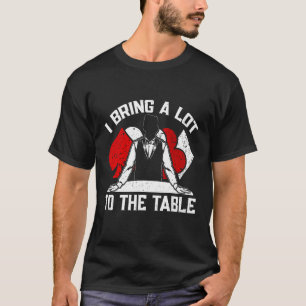 Mannen pokerdealer Ik breng veel aan tafel gokken T-shirt