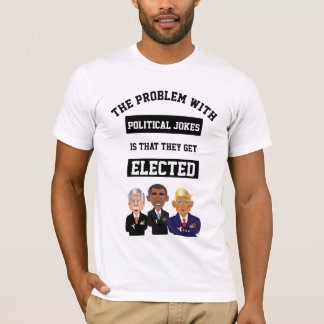 Mannen politieke okes kiezen W/Trump T-shirt