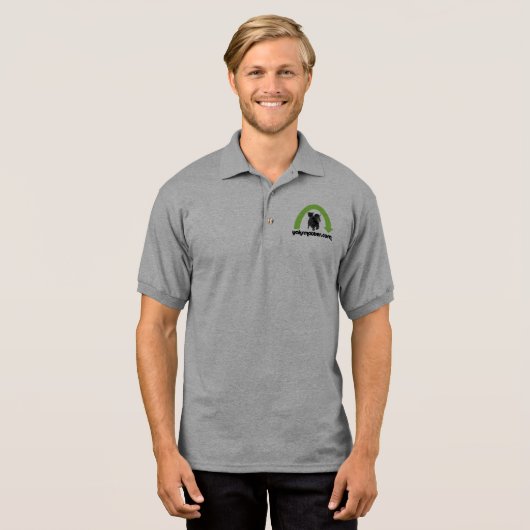 Mannen Polo Shirt (Voorkant volledig)