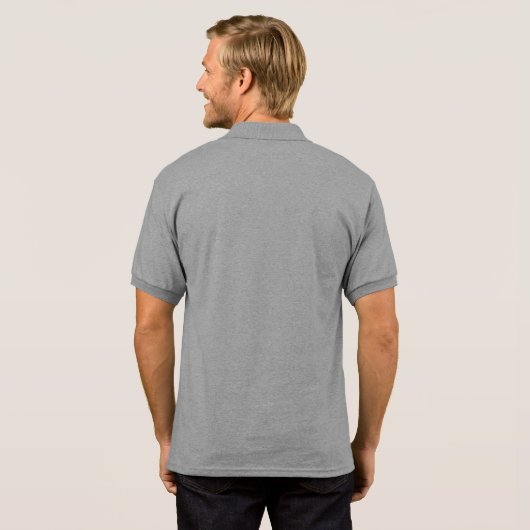 Mannen Polo Shirt (Achterkant volledig)