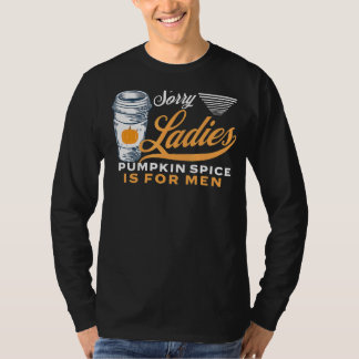 Mannen pomkin Spice Boyvriend Husband Gag Joke PSL T-shirt
