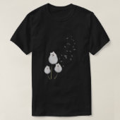 Mannen Pommeren Dandelion Vloer T-shirt Pommeren C (Design voorkant)