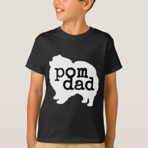 Mannen Pommeren Hondenliefhebber Pom Vader T-shirt