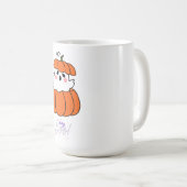 Mannen Pompoen T-shirts Design Koffiemok (Voorkant rechts)