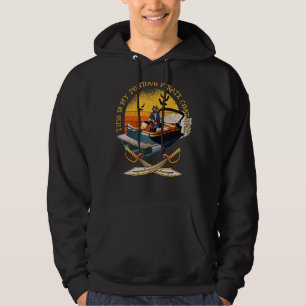 Mannen pontonboot piraat kostuum ponton hoodie