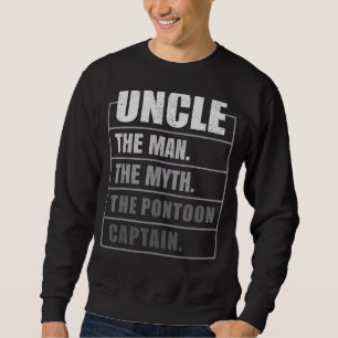 Mannen Pontoon oom Man Myth Pontoon Kapitein Fa Trui