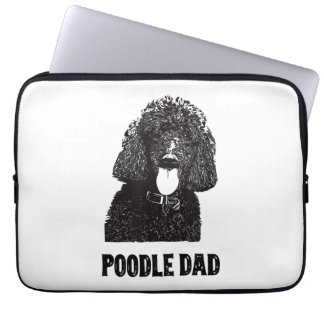 Mannen Poodle Papa - standaardpoelvader Laptop Sleeve
