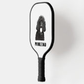 Mannen Poodle Papa - standaardpoelvader Pickleball Paddle (Links)