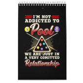 Mannen pool Speler 8 Ball Billiards schietpool Kalender (Hoes)