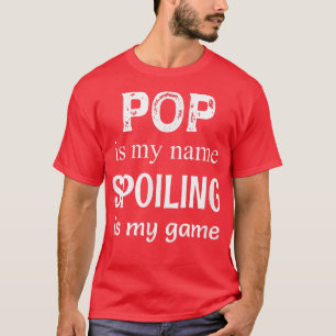Mannen Pop is mijn naam opa opa T-shirt