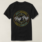 Mannen POP-POP als een opa, maar alleen een klankk T-shirt (Design voorkant)
