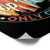 Mannen Pop Pop als opa alleen koeler Poster (Hoek)